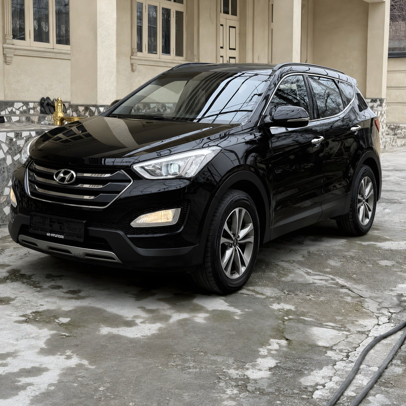 Hyundai Santa Fe 3 2014 - vue avant trois-quarts